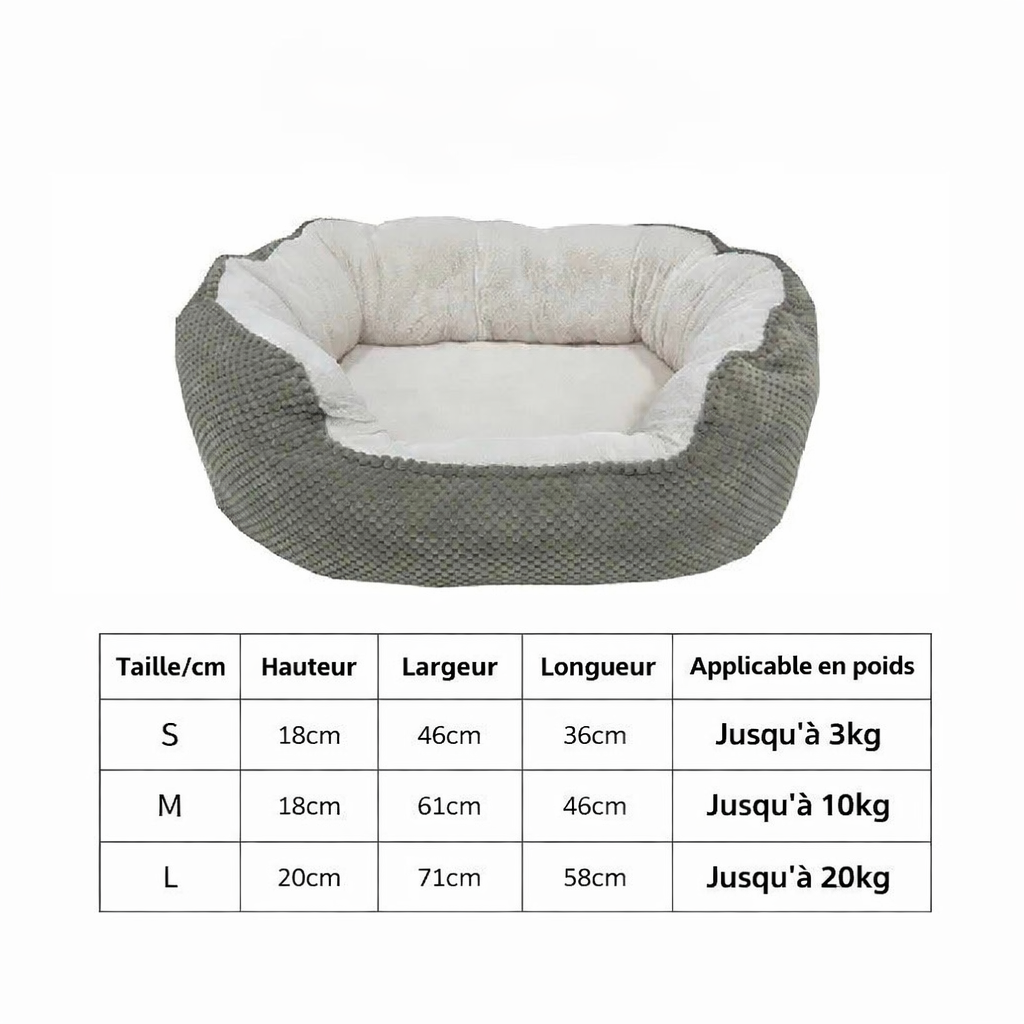 Lit pour chien en coton