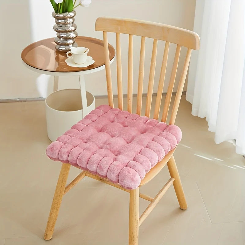 Grand Coussin en Peluche Biscuit