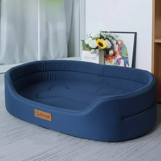 Lit pour chien  chaud et moelleux en tissu de corail