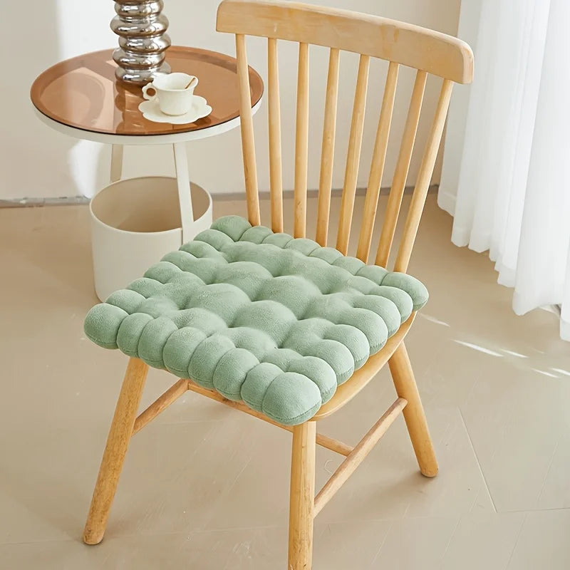 Grand Coussin en Peluche Biscuit