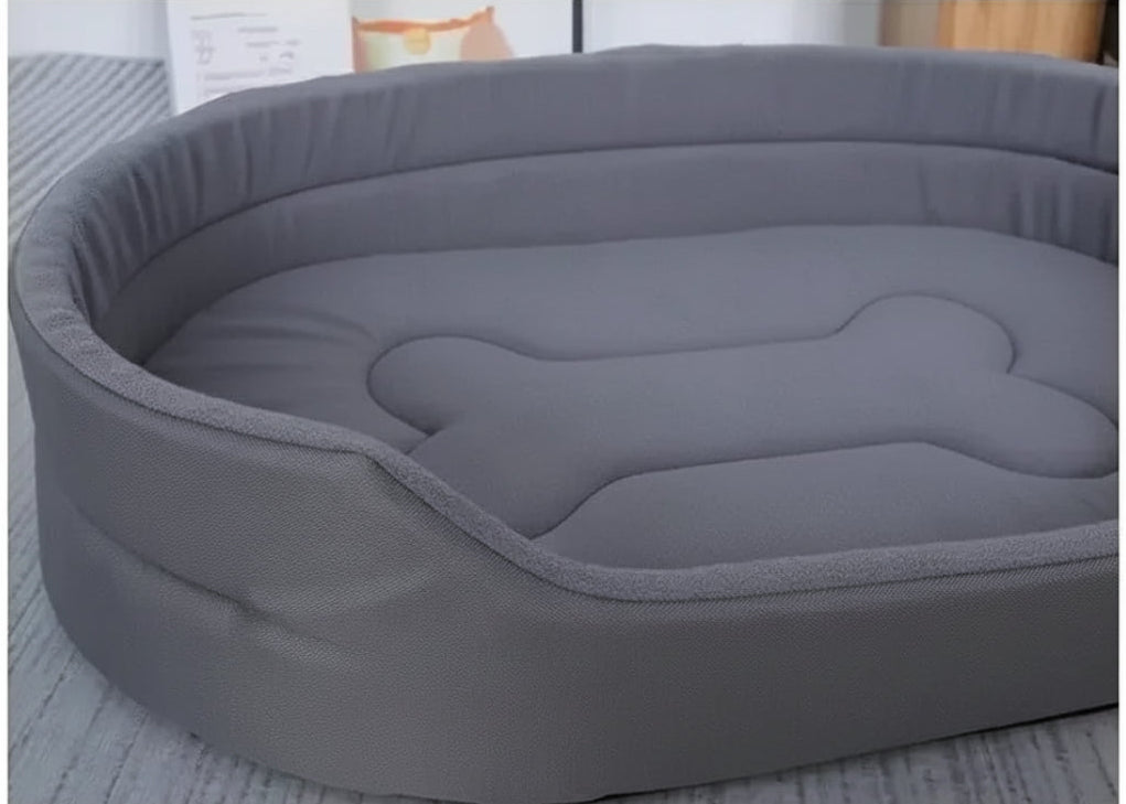 Lit pour chien  chaud et moelleux en tissu de corail